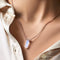 Moonstone necklace - supernal - moonstone necklace