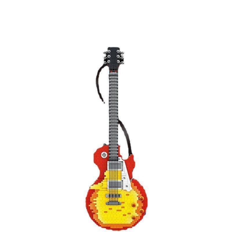 Mork 031010 gibson guitar/ flame guitar - without pf