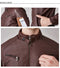 Motorcycle rider casual men’s leather jacket