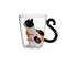 Mugs Cups Cat Picture Borosilicate Material - White Cat / 