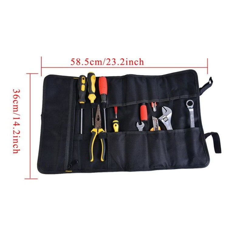 Multifunction Tool Bags Practical Carrying Handles Roller Bags Oxford Canvas Chisel Electrician Toolkit Instrument Case - ELECTRONICS-HEAVEN