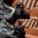 360 Degrees Rotatable 2 in 1 Car Water Cup Holder