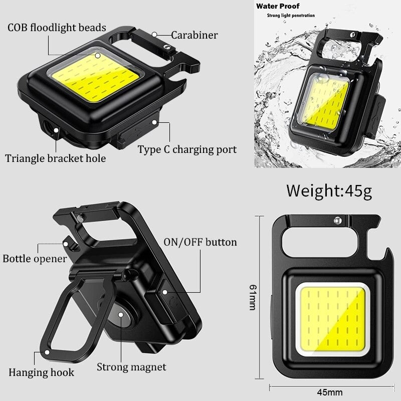 Multifunctional LED Mini Flashlight