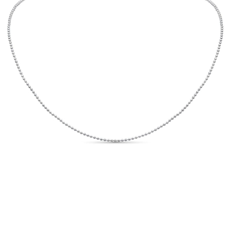 Necklace - arrayed chain - 18 inch / 316l stainless steel - 