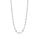 Necklace - ornamented chain - steel necklace