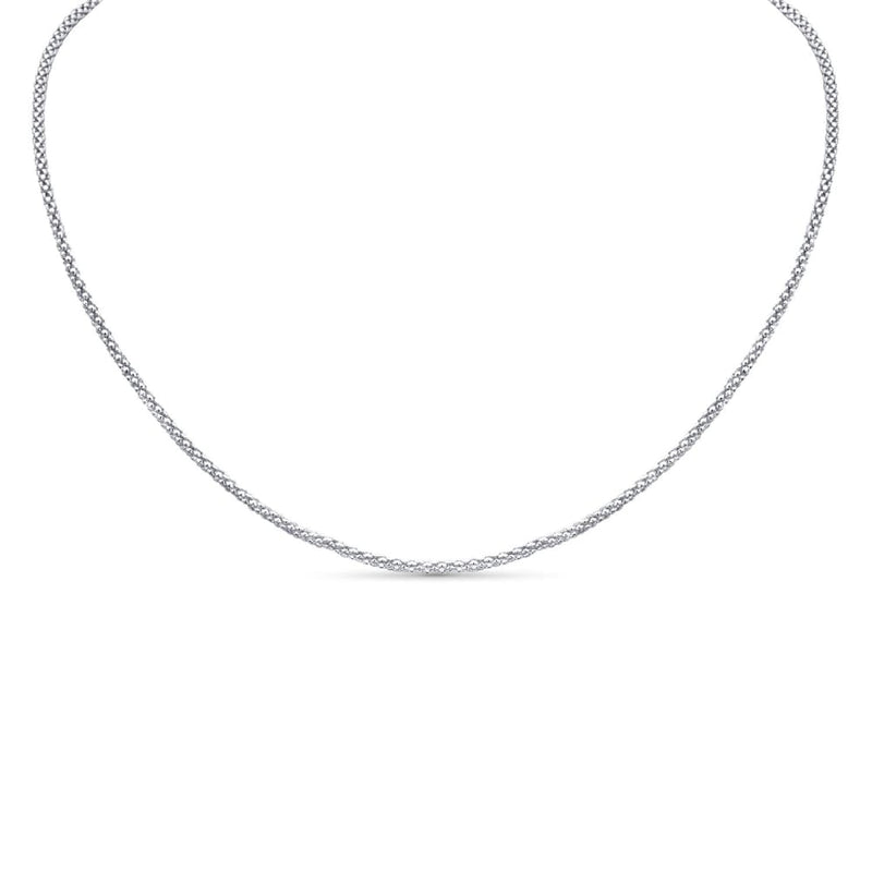 Necklace - snake chain - 18 inch / 316l stainless steel - 