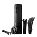 New Automatic Electric Wine Bottle Opener, USB Rechargeable With Foil Cutter - ELECTRONICS-HEAVEN