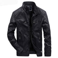 New winter fashion high quality casual biker men’s leather 