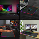 Ninja dragons rgb gaming 1 touch light up mouse pad - large 