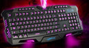 Ninja dragons z2x 3 colors led backlight gaming keyboard - 