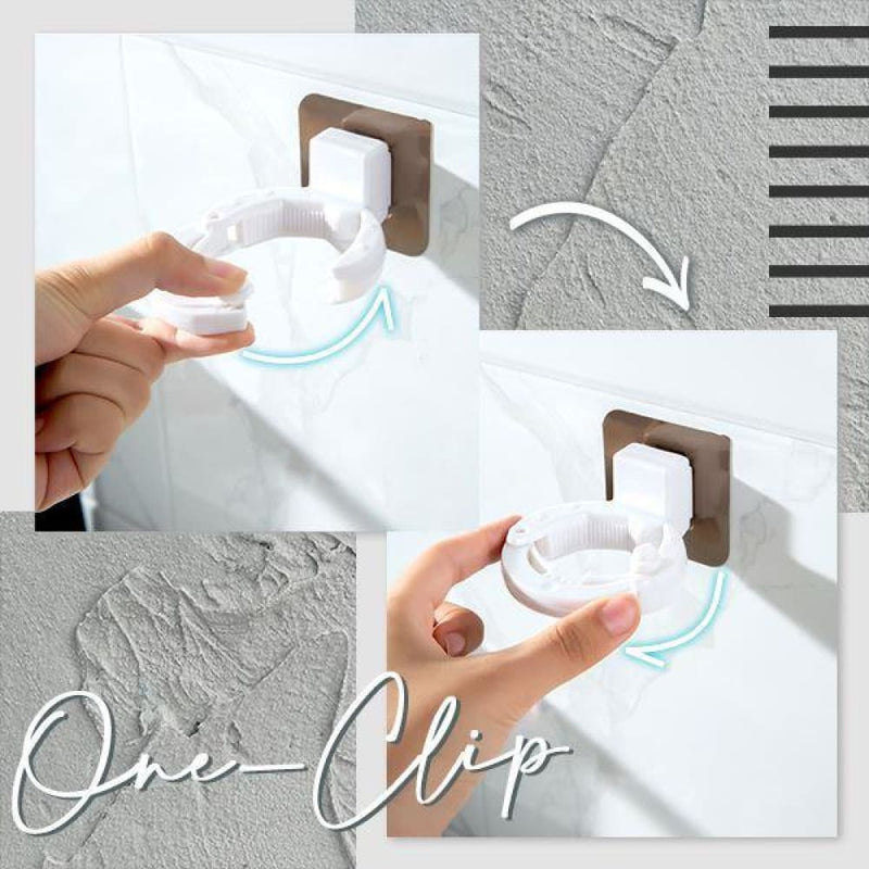 One-clip shower shampoo holder - home storage & organization