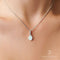 Opal necklace sway - october birthstone - opal necklace