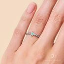 Opal ring - loveliness - opal ring