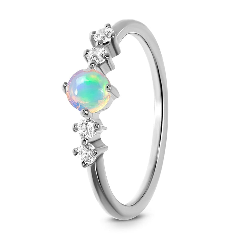 Opal ring - loveliness - opal ring