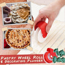 Pastry wheel roll & decorating plunger - kitchen