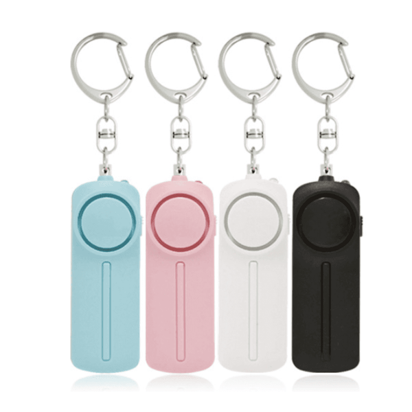 Personal alarm keychain with led light - computer 