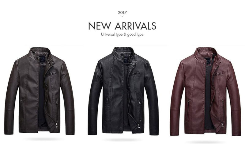 Pilot biker motorcycle men’s leather jacket