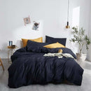 Premium Bedding Set - Navy Blue / Queen - Bedding Sets