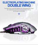 Professional 8d 3200dpi adjustable wired optical led gaming 