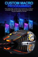 Professional 8d 3200dpi adjustable wired optical led gaming 