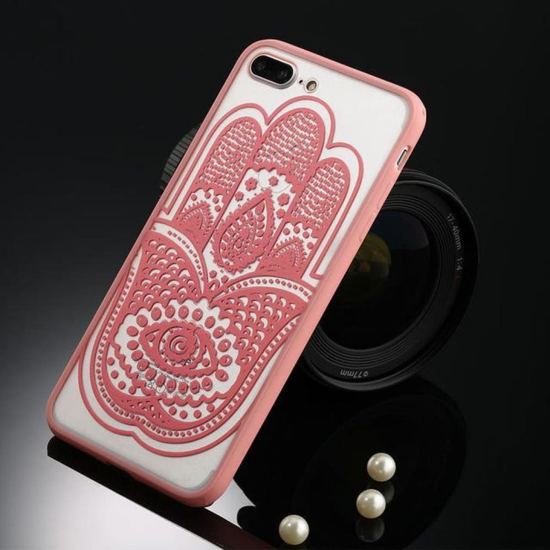 Retro floral iphone case - t4 pink / for iphone 5 5s se