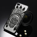 Retro floral iphone case - t3 black / for iphone 5 5s se