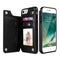 Retro leather iphone case - black / for iphone 7 8