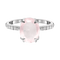 Rose quartz ring - harlow - rose quartz ring