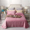 Royal Crown Quilt Cover Set - Pink - Bedspread