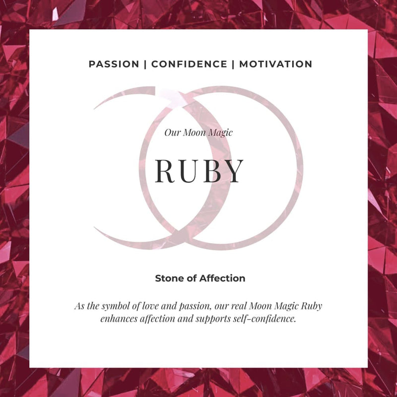 Ruby pendant sway - july birthstone - ruby pendant