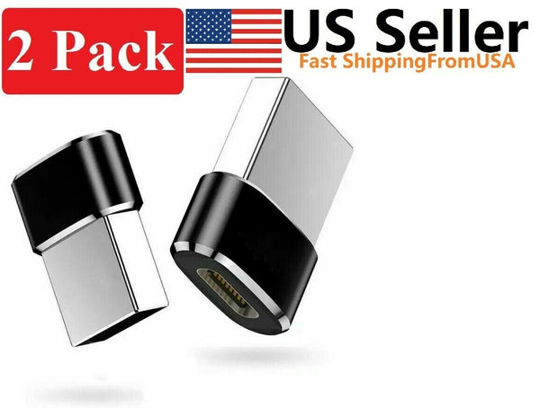 2 PACK USB C 3.1 Type C Female to USB 3.0 Type A Male Port Converter Adapter NEW