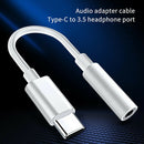 USB-C Type C Adapter Port to 3.5MM Aux Audio Jack Earphone Headphone Cable USB