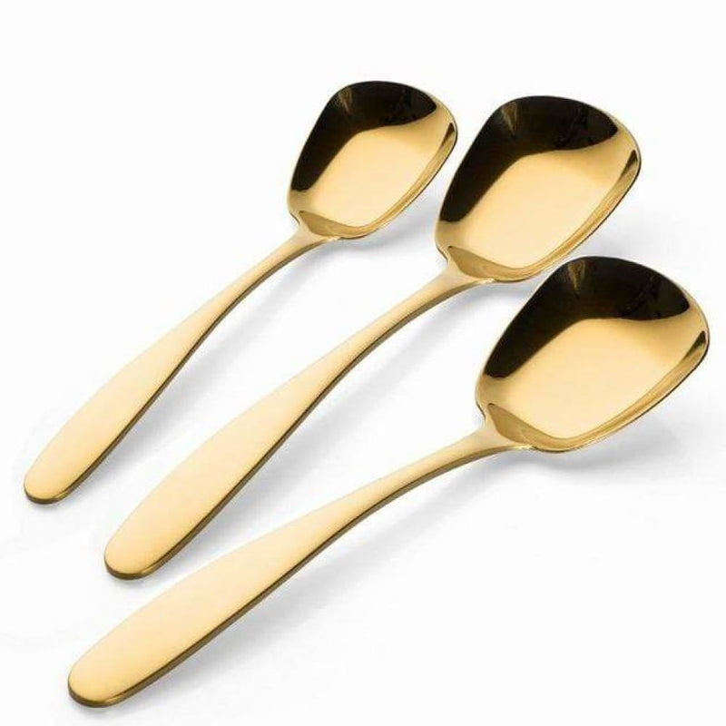 Singapore Serving Spoon - Gold - Serving Piece