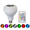 Smart led light bulb with bluetooth speaker - bluetooth 