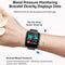 Smart watch fitness tracker with heart rate monitor activity