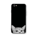 Space moon & cats iphone case - peeping cat / for iphone 7
