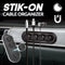 Stik-on magnetic cable organizer - 1pcs - car