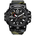 Submarine Men’s Military Digital Analog Wrist Watch - Camo 