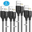 TeckNet 4 Packs Charging Cable Premium MFI Cable to USB Cables For iPhone 11 PRO MAX 8 7 6 6s etc lightning cable ELECTRONICS-HEAVEN 