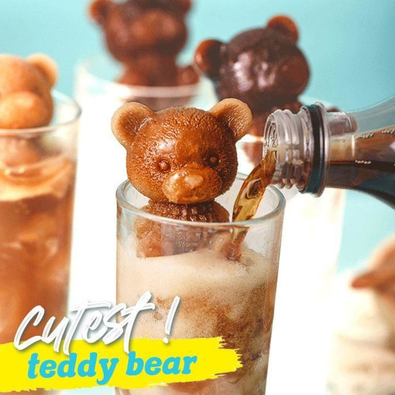 Teddy bear ice mold - kitchen