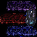 Thunder fire 2.4g gaming keyboard and mouse set by ninja 