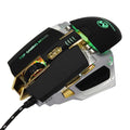 Top quality gaming usb 7d buttons 4000 dpi mouse - black - 