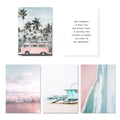 Travel themed canvas wall poster - 50x70cm no frame / bundle