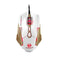 Usb 2400 dpi 7d buttons led optical gaming mouse - white - 