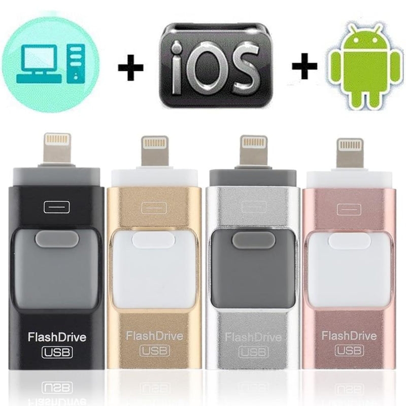 USB Flash Drives for iPhone for iPad for iPod and Android Phone - ELECTRONICS-HEAVEN