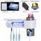 UV Light, Antibacterial, Automatic Toothpaste Dispenser, Toothbrush Holder UV Light, Antibacterial, Automatic Toothpaste Dispenser, Toothbrush Holder ELECTRONICS-HEAVEN US plug 