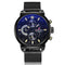 Vector Fashion Chronograph Watch - Black