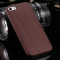 Vintage wood texture iphone case - red brown / 6 6s