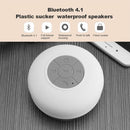 Water resistant bluetooth speakers with mic - white - 