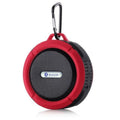 Waterproof active true wireless bluetooth speaker - red - 